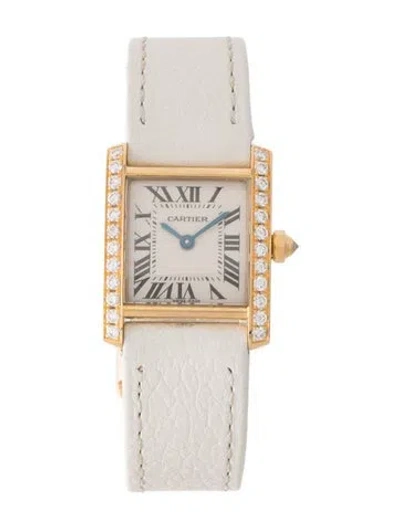 Pre-owned Cartier Tank Française Watch In Multi