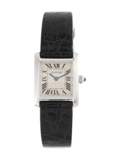 Pre-owned Cartier Tank Française Watch In Multi