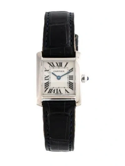 Pre-owned Cartier Tank Française Watch In Multicolor