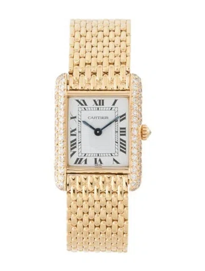 Pre-owned Cartier Tank Louis  Watch, 21mm In Multi