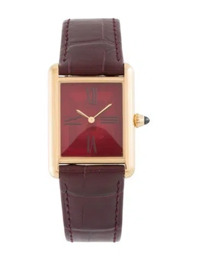 Pre-owned Cartier Tank Louis  Watch In Multi