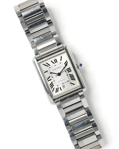 Cartier Tank Must Automatic Extra Large Full Set 2022 In Silver