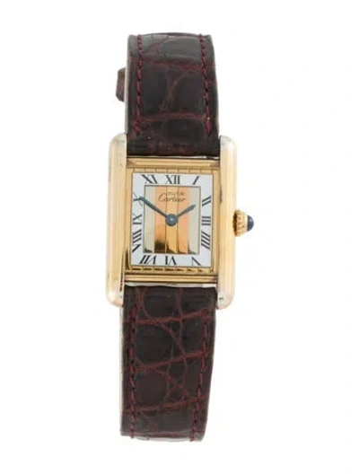 Pre-owned Cartier Tank Must De  Watch In Multi