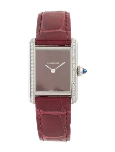 Pre-owned Cartier Tank Must Watch In Multi