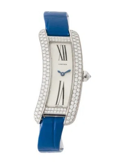 Pre-owned Cartier Tank S Watch, 17mm In Multi