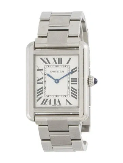 Pre-owned Cartier Tank Solo, 24mm In Multi