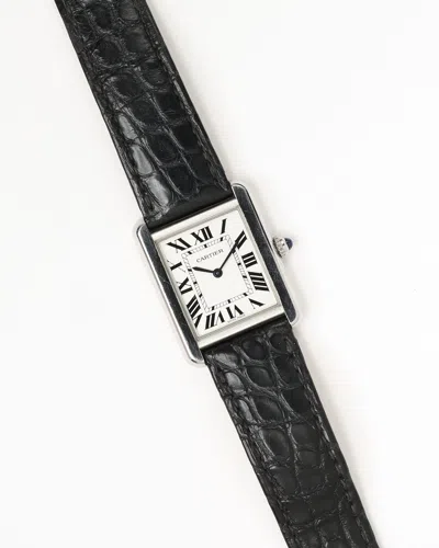 Cartier Tank Solo 24mm Ref 3170 Full Set Watch