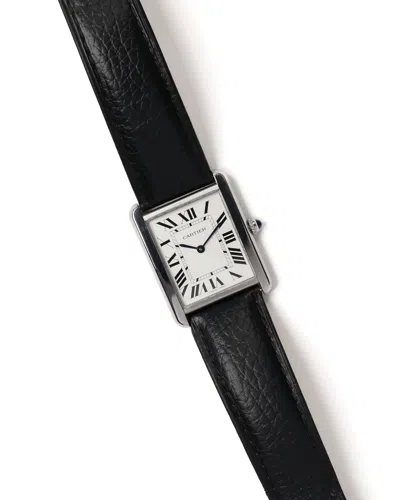 Cartier Tank Solo 27mm Ref 3169 Watch In Black