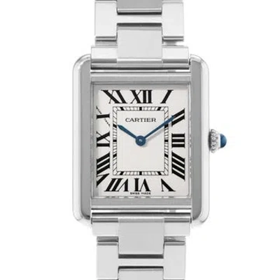 Pre-owned Cartier Tank Solo Watch, 24mm In Multi