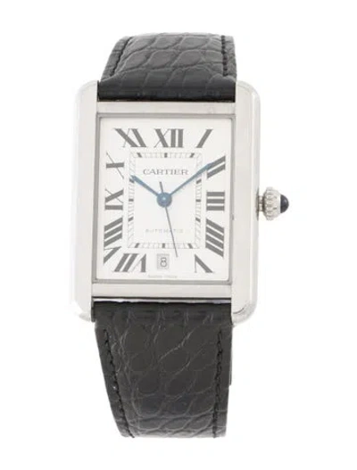 Pre-owned Cartier Tank Solo Watch, 31mm In Multi