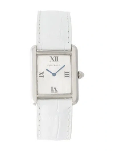 Pre-owned Cartier Tank Solo Watch In Multi