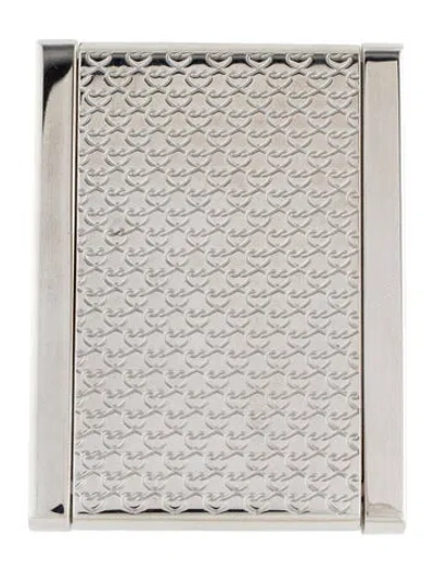 Pre-owned Cartier Tank Travel Alarm Clock In Silver