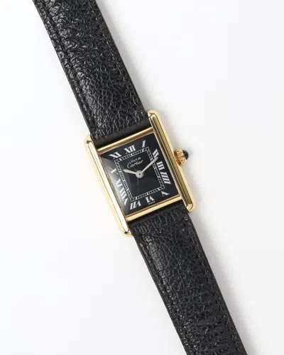 Cartier Tank Vermeil 21mm Manual Watch