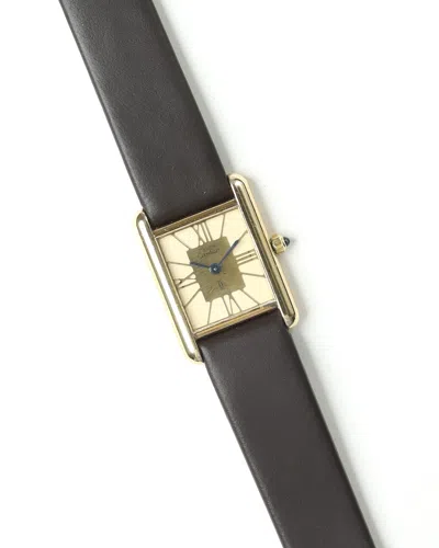 Cartier Tank Vermeil 21mm Ref 366001 Watch