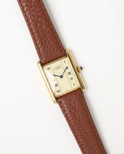 Cartier Tank Vermeil 23mm Ref 590005 Watch