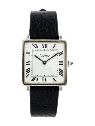 Pre-owned Cartier Tank Watch In Multicolor
