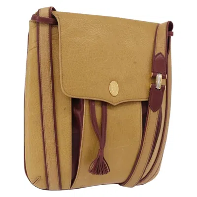 Pre-owned Cartier Tasseled Must De  Leather Brown Leather Shoulder Bag Bag ()