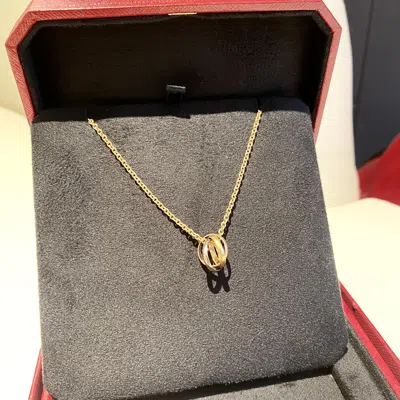 Pre-owned Cartier Three Color Gold Necklace