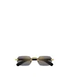Cartier Rectangle Tinted Sunglasses In Gray