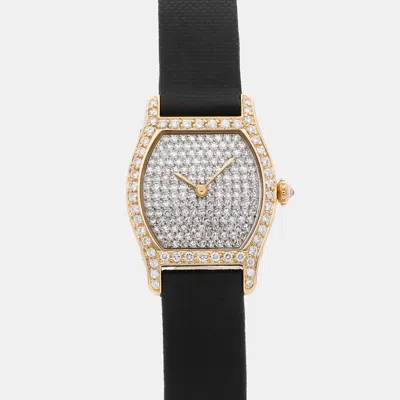 Pre-owned Cartier Tortue Small Model 82610000 In Silver