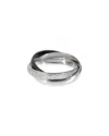 Cartier Trinity 18k 0.90 Ct. Tw. Diamond Ring (authentic Pre-loved) In Metallic