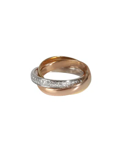 Cartier Trinity 18k 0.92 Ct. Tw. Diamond Ring (authentic Pre-loved)