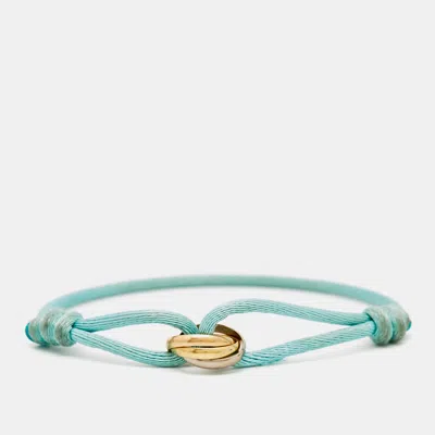 Pre-owned Cartier Trinity 18k Three Tone Gold Cord Bracelet