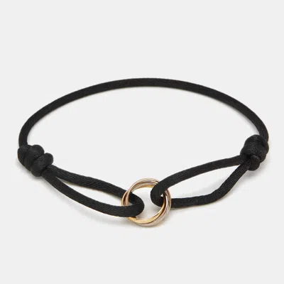 Pre-owned Cartier Trinity 18k Three Tone Gold Cord Bracelet