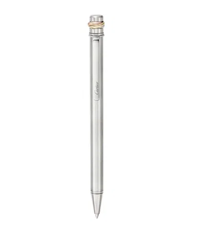 Cartier Trinity Ballpoint Pen In Metallic