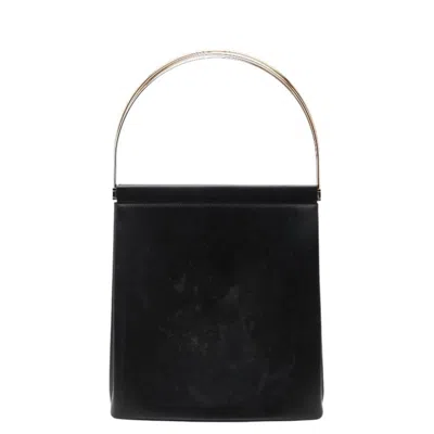 Pre-owned Cartier Trinity Black Leather Handbag Shoulder Bag ()