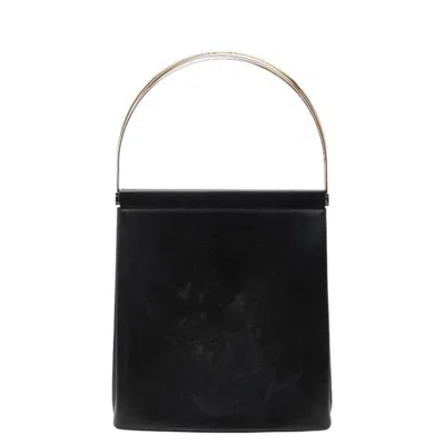 Pre-owned Cartier Trinity Black Leather Handbag Shoulder Bag ()