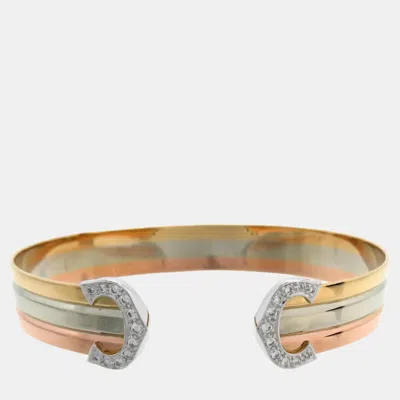 Pre-owned Cartier Trinity Bracelet In Gold ModeSens