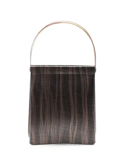 Pre-owned Cartier Trinity Leather Shoulder Bag In Brown