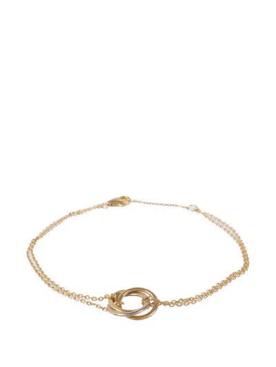 Pre-owned Cartier Trinity Lobster-claw-fastening Bracelet In Gold