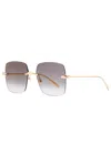 Cartier Trinity Sonnenbrille In Gold