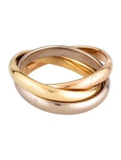 Pre-owned Cartier Trinity Ring, Classic Model In Multicolor
