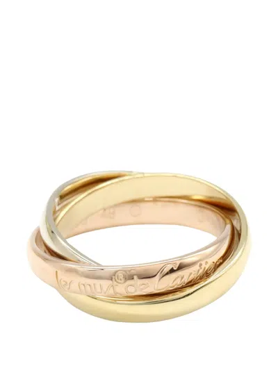 Pre-owned Cartier Trinity Ring In Gold