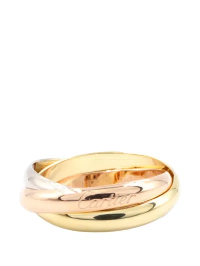 Pre-owned Cartier Trinity Ring In Gold