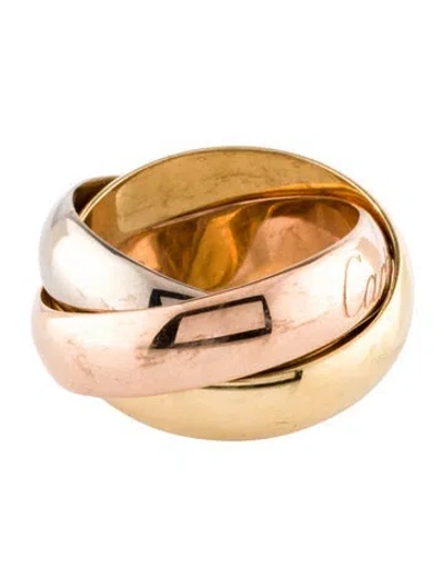 Pre-owned Cartier Trinity Ring, Large Model In Multi