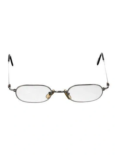 Pre-owned Cartier Trinity Square Eyeglasses In Metallic/silver