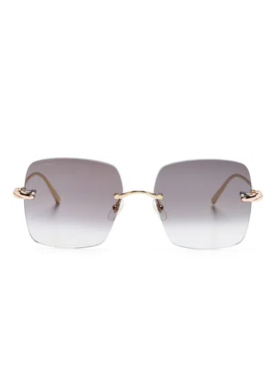 CARTIER OVERSIZE-FRAME SUNGLASSES