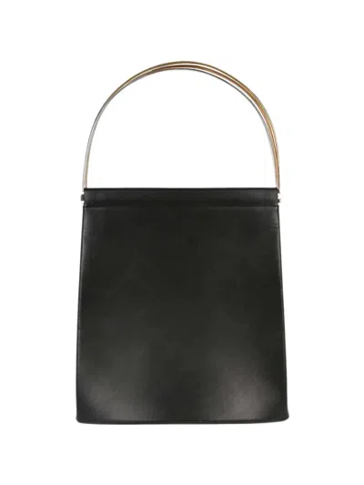 Pre-owned Cartier Trinity Tote Bag In Black