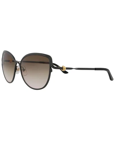 Cartier Unisex Ct0089s 59mm Sunglasses In Black