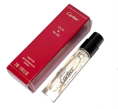 Cartier Unisex Oud & Musc Edp Spray 0.06 oz Fragrances 3432240049902 In Multi