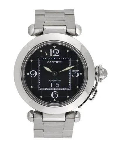 CARTIER CARTIER UNISEX PASHA BIG DATE WATCH, CIRCA 2000'S (AUTHENTIC PRE-LOVED)