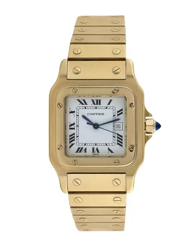 Cartier Unisex Santos Galbee Watch In Gold