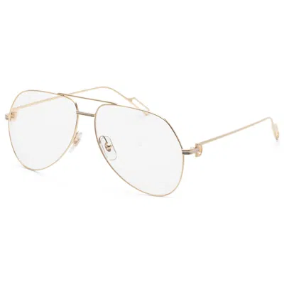Cartier Unisex Sunglasses In Gold