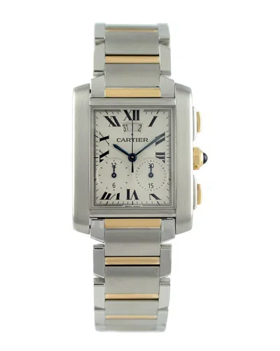 Cartier Unisex Tank Francaise Watch In Brown