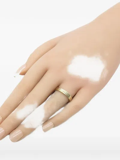 Pre-owned Cartier Vendome Band Design Ring In Silver