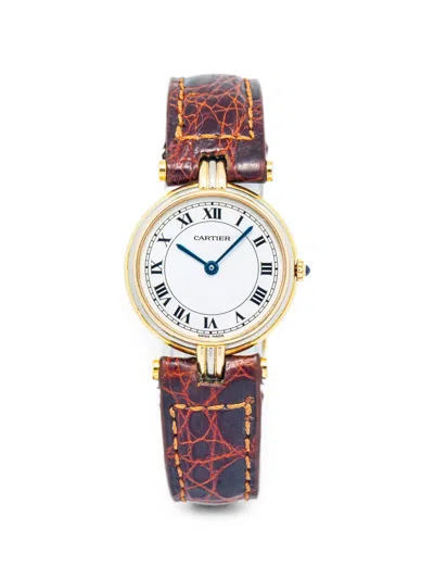 Pre-owned Cartier Vendôme Trinity 25mm Watch In White